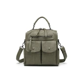 Yıkama Deri Sırt Askılı Kadın Çantası 21K Barcelona 1917 thumbnail 1