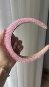 Taşlı pembe taç - 2