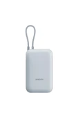 Xiaomi Power Bank 10000mAh mavi Entegre Kablo USB ve USB-C Portu 22.5W BHR9072GL - 1