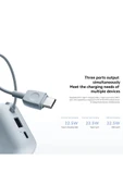 Xiaomi Power Bank 10000mAh  Krem Entegre Kablo USB ve USB-C Portu 22.5W BHR9072GL - 8