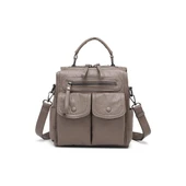 Yıkama Deri Sırt Askılı Kadın Çantası 21K Barcelona 1917 thumbnail 1