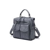 Yıkama Deri Sırt Askılı Kadın Çantası 21K Barcelona 1917 thumbnail 4