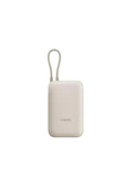Xiaomi Power Bank 10000mAh  Krem Entegre Kablo USB ve USB-C Portu 22.5W BHR9072GL - 1
