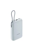Xiaomi Power Bank 10000mAh mavi Entegre Kablo USB ve USB-C Portu 22.5W BHR9072GL - 2
