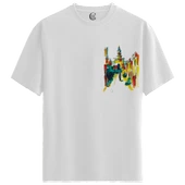 Vivid Street - %100 Pamuklu Erkek Beyaz Tişört - Premium Quality thumbnail 1