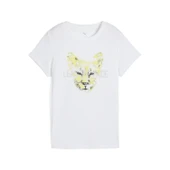 Puma 52655502 Graphics Running Slogan Tee Kadın Spor Tişört - 1