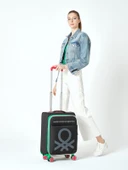 Benetton Kabin Boy Kumaş Valiz Siyah Bnt2200 - 6