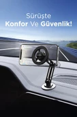Torima  JX-052 Siyah Çok Amaçlı Manyetik Car Holder Araç İçi Telefon Tutucu thumbnail 3
