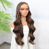 Bebek Kumralı Fiber Sentetik Geniş Dalgalı Tül Peruk thumbnail 3