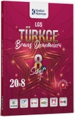 8. Sınıf LGS Türkçe 20 x 8 Branş Denemeleri Krallar Karması - 1