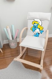 Mobildeco Şirin Ahşap Sallanan Sandalye Dinlenme Koltuğu Şirine - 1