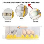 Tam Otomatik 120 'lik Yeni Nesil Hobi Kuluçka Makinesi - 4