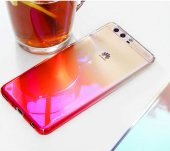 Huawei P10 Plus Kılıf Zore Renkli Transparan Kapak - 4