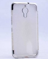 Huawei GR5 2017 Kılıf Zore Kenarı Tek Sıra Taşlı Silikon - 6