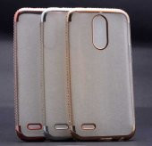 LG K10 2017 Kılıf Zore Kenarı Tek Sıra Taşlı Silikon - 4