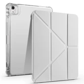 Apple iPad Air 11 2025 M3 Kılıf Zore Tri Folding Kalem Bölmeli Standlı Kılıf - 3