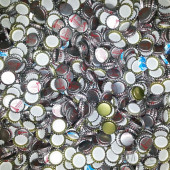 500 Adet Gazoz Kapağı Taç Kapak Şişe Konserve Kapağı - 1