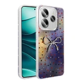 Xiaomi Redmi Note 14 Kılıf Kamera Korumalı Figürlü Zore Ponti Silikon Kapak - 1