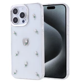 Apple iPhone 15 Pro Max Kılıf Airbag Tasarımlı Simli Şeffaf Zore Kutup Kapak - 3