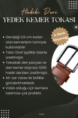 Taba Yedek Kemer Tokası Hakiki Deri Vidalı thumbnail 7