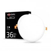 3600LM IP40 X-PLUS 36W BEYAZ PANELLIGHT 60-200 MM AYARLANABİLİR WONDEKS thumbnail 1