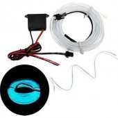 Ice Blue 2 Metre Neon İp Torpido Fitili Oto Şerit Led - 2