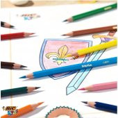 Bic Kids Evolution 12 Renk Boya Kalemi + 1 Beyaz Boya Kalemi ve Kalemtraş Hediyeli - 3