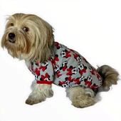 Red Mickey İnce Köpek Ceketi,Kıyafeti,Elbisesi - 2