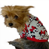 Mickey Red İnce Köpek Ceketi,Kıyafeti,Elbisesi - 7