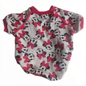 Mickey Red İnce Köpek Ceketi,Kıyafeti,Elbisesi - 5