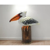 Ahşap Pelikan 45 Cm - 1