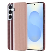 Samsung Galaxy S24 Plus Kılıf Kablosuz Şarj Özellikli Karbon Fiber Görünümlü Nekst Kapak thumbnail 4