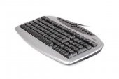 A4 Tech Kb-21 Gümüş & Siyah Q Tr Kablolu Klavye - 2