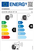 Starmaxx Ultrasport ST760 215/55ZR16 97W RF Oto Yaz Lastiği (Üretim Yılı: 2025) thumbnail 2