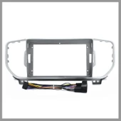 KIA SPORTAGE 2016-2018 UYUMLU 9" GÜMÜŞ ANDROID MULTİMEDYA ÇERÇEVESİ - SOKET thumbnail 1