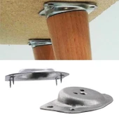 (4 ADET) Mobilya Zigon Masa Ahşap Sehpa Ayağı Bağlantı Aparatı Açılı Dereceli Ayakları Tabanı Metal thumbnail 3