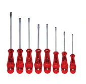 İzeltaş 4100 00 8108 Kraft Seri Düz Uçlu Tornavida Seti 8 Parça thumbnail 2