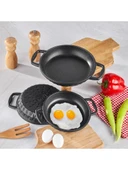 Taç Bella 3'lü Döküm Sahan Seti Siyah (18-20-22 cm ) TAC-8029 - 1