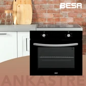 BESAF-61 BESA SİYAH ANKASTRE FIRIN - 3
