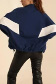 3 İPLİK FERMUARLI BELİ LASTİKLİ SWEATSHIRT HIRKA - 12