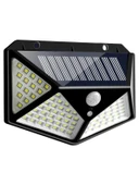 Güneş Enerjili Hareket Sensörlü Suya Dayanıklı 100 LED Lamba - 1