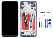 Tkgz - P Smart Z Lcd Ekran Dokunmatik Orijinal Kalite ÇITALI MAVİ + TAMİR SETİ - 1
