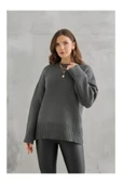 BİSİKLET YAKA OVERSIZE TRİKO KAZAK - 7
