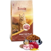 Bonnie Biftekli Yetişkin Kedi Maması 10 Kg - 1
