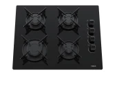 Teka Gbe 64002 Kbc Bk Krıstal Cam Gazlı Ocak 4 Gözlü - 1