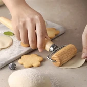 Porsima 366 Ahşap Saplı Rulo Merdane, Oklava, Ahşap Spatula, Pürüzsüz Oklava Pizza Börek Açma - 5