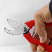Bağ Makası Bahçe Bitki Çiçek Gül Ağaç Üzüm Filiz Çubuk Çıbık Dal Budama Kesme Bıçkı Makas 18 cm - 5
