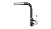 TEKA ARK 938 SİYAH KROM SPİRALLİ MUTFAK EVYE BATARYASI - 2