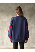 KALP NAKIŞLI 3 İPLİK ŞARDONLU SWEATSHIRT - 12