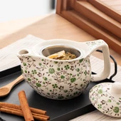 Porsima DEM-132 Isıya Dayanıklı Porselen Demlik Bitki Çayı Demliği 400 ml thumbnail 1